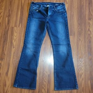 Silvers Suki boot cut jeans.